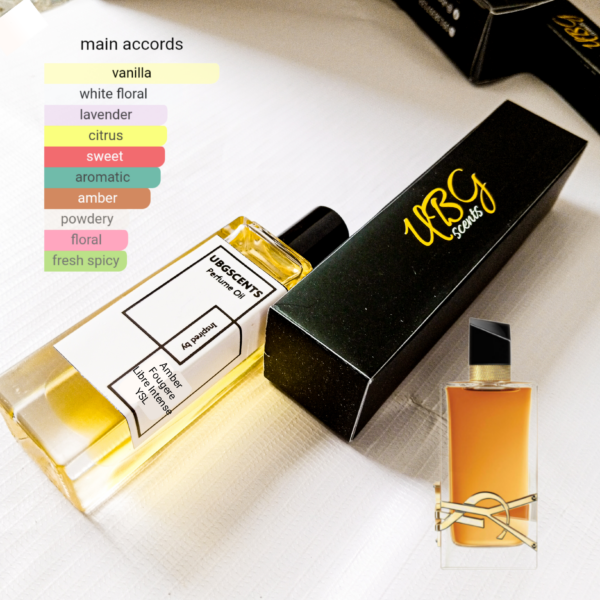 Ubgscents oil perfume inspired by Libre Intense